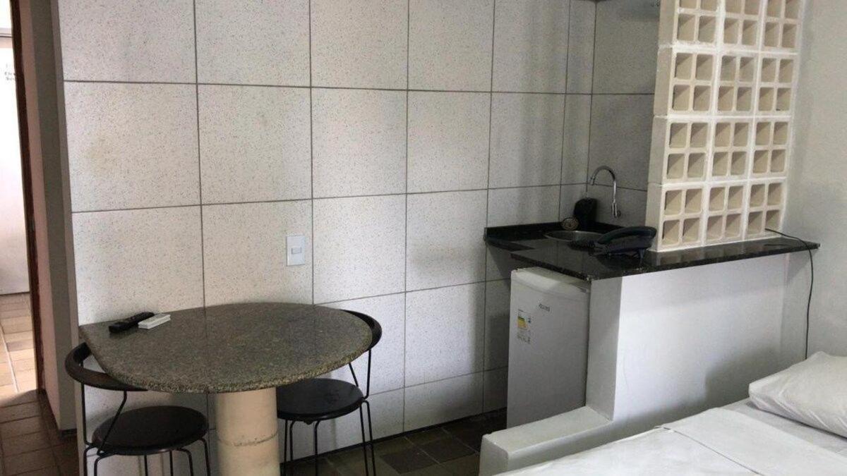 703 Lindo Flat mobiliado com vista lateral mar na Praia de Iracema Fortaleza  Exterior foto